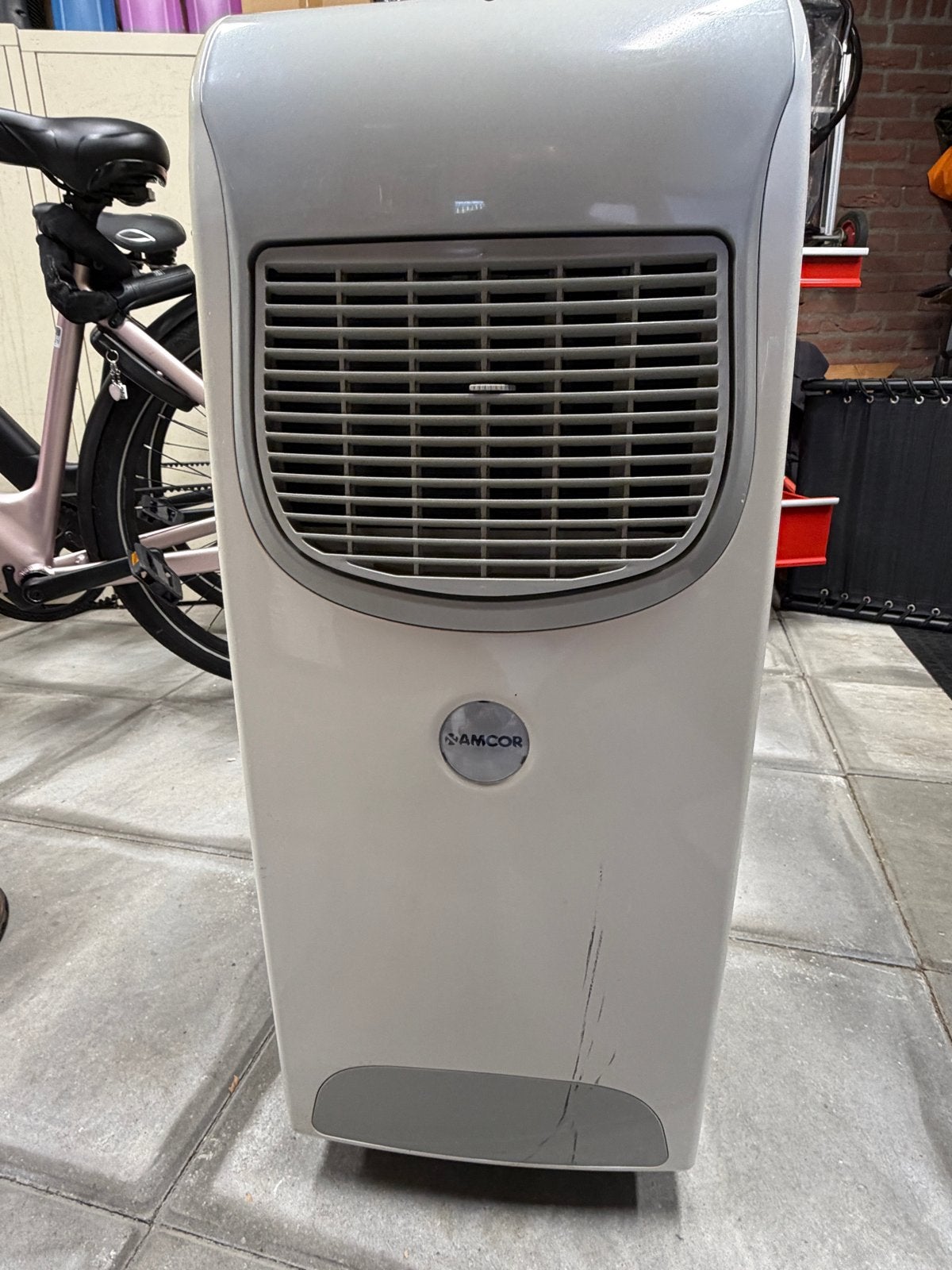 Amcor Mobiele Airco MF1000E met Afstandsbediening, Ophalen, Gebruikt, Minder dan 60 m³, 3 snelheden of meer