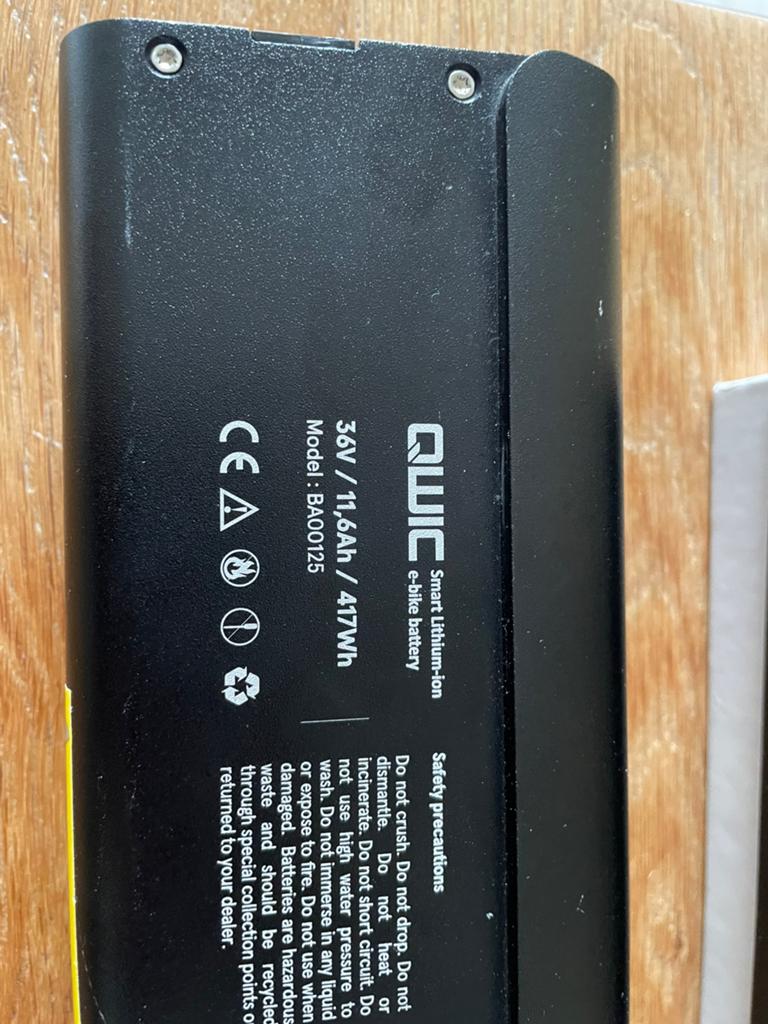 Qwic accu BA00125, ook al vervanging van de ba00130, Computers en Software, Accu's en Batterijen, Ophalen, Zo goed als nieuw