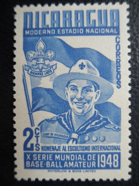 Postzegels scouting Nicaragua 1949 - cw. 1,20 postfris., Ophalen of Verzenden, Postfris, Midden-Amerika