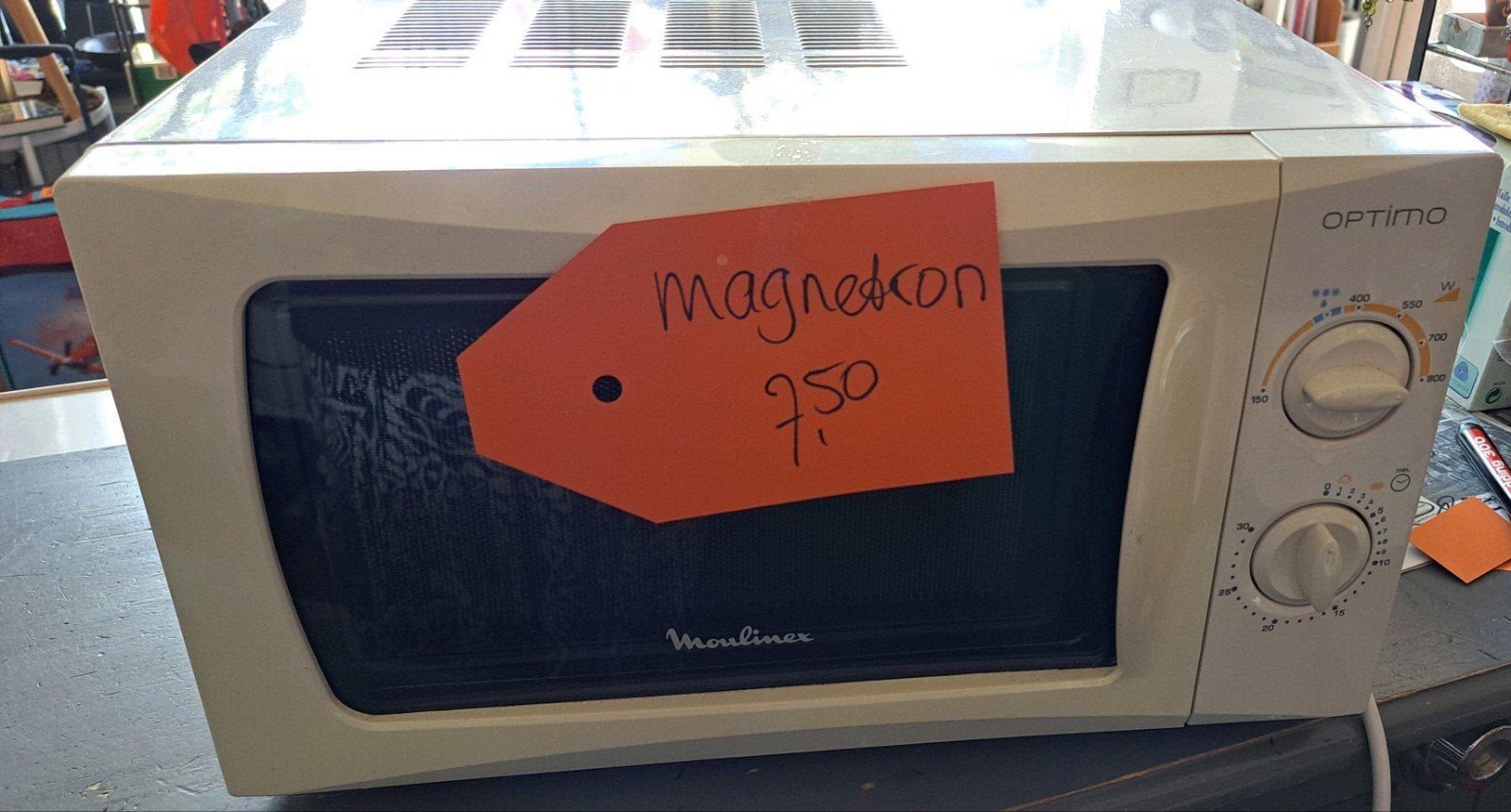 Moulinex Optimo Magnetron - Werkt prima, mist draairing, Ophalen, Gebruikt, Onbekend, Magnetron