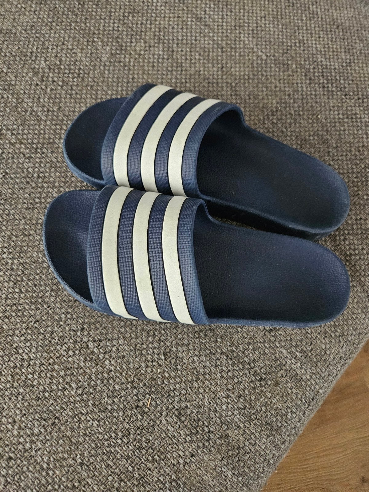 Adidas slippers maat 7 heren of dames, Adidas, Ophalen of Verzenden, Blauw, Slippers