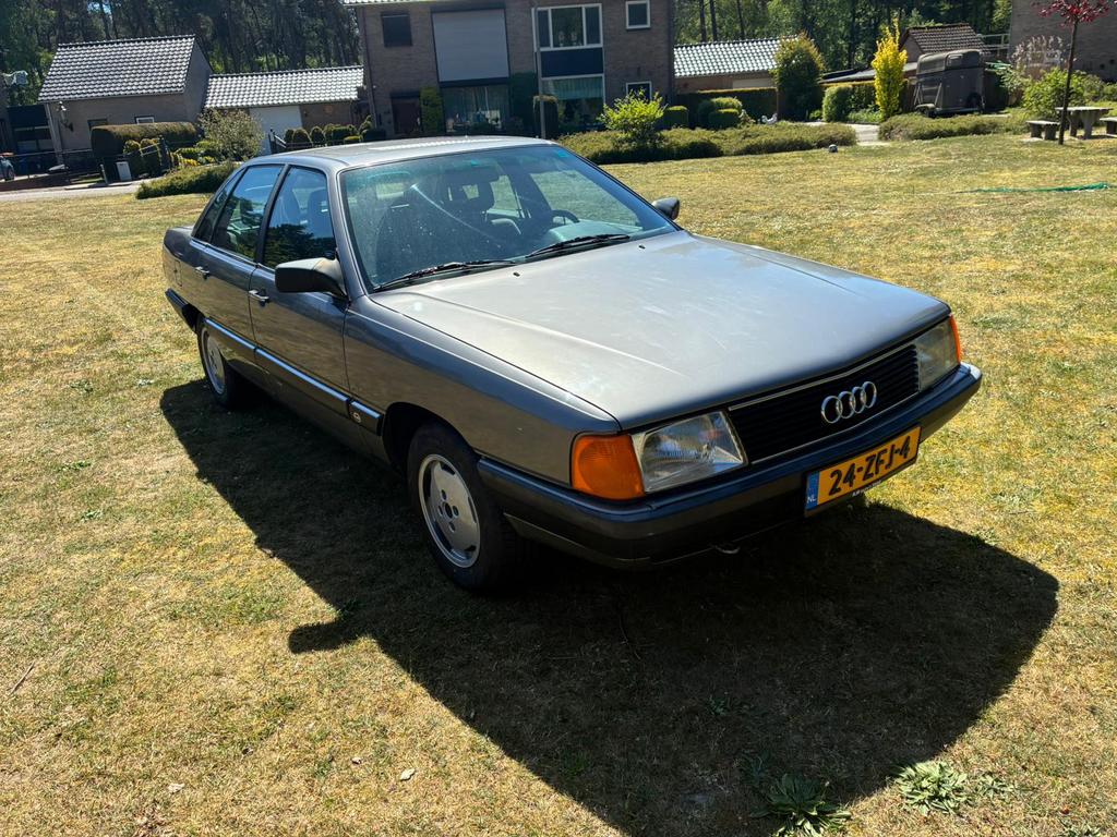 2.0l 5 cillinder inj. Audi 100 cc, 1986, lpg, nette staat,, Voorwielaandrijving, Beige, 4 stoelen, Handgeschakeld