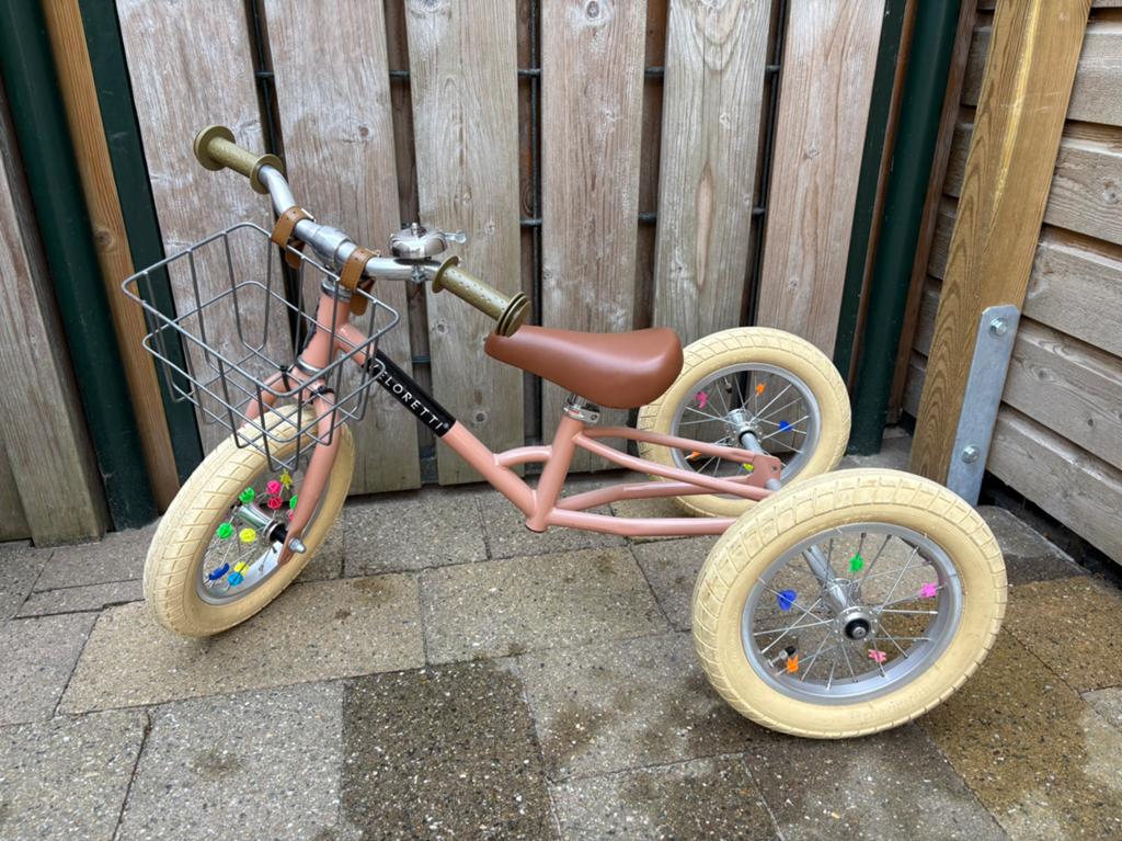 Veloretti Tricycle, Ophalen, Gebruikt, Verstelbare zitting