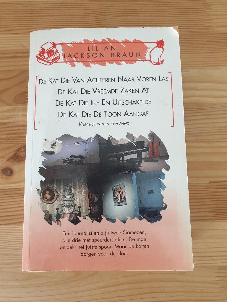 Omnibus 4 in 1 - Lilian Jackson Braun - De Kat die ... serie, Boeken, Detectives, Ophalen of Verzenden, Gelezen