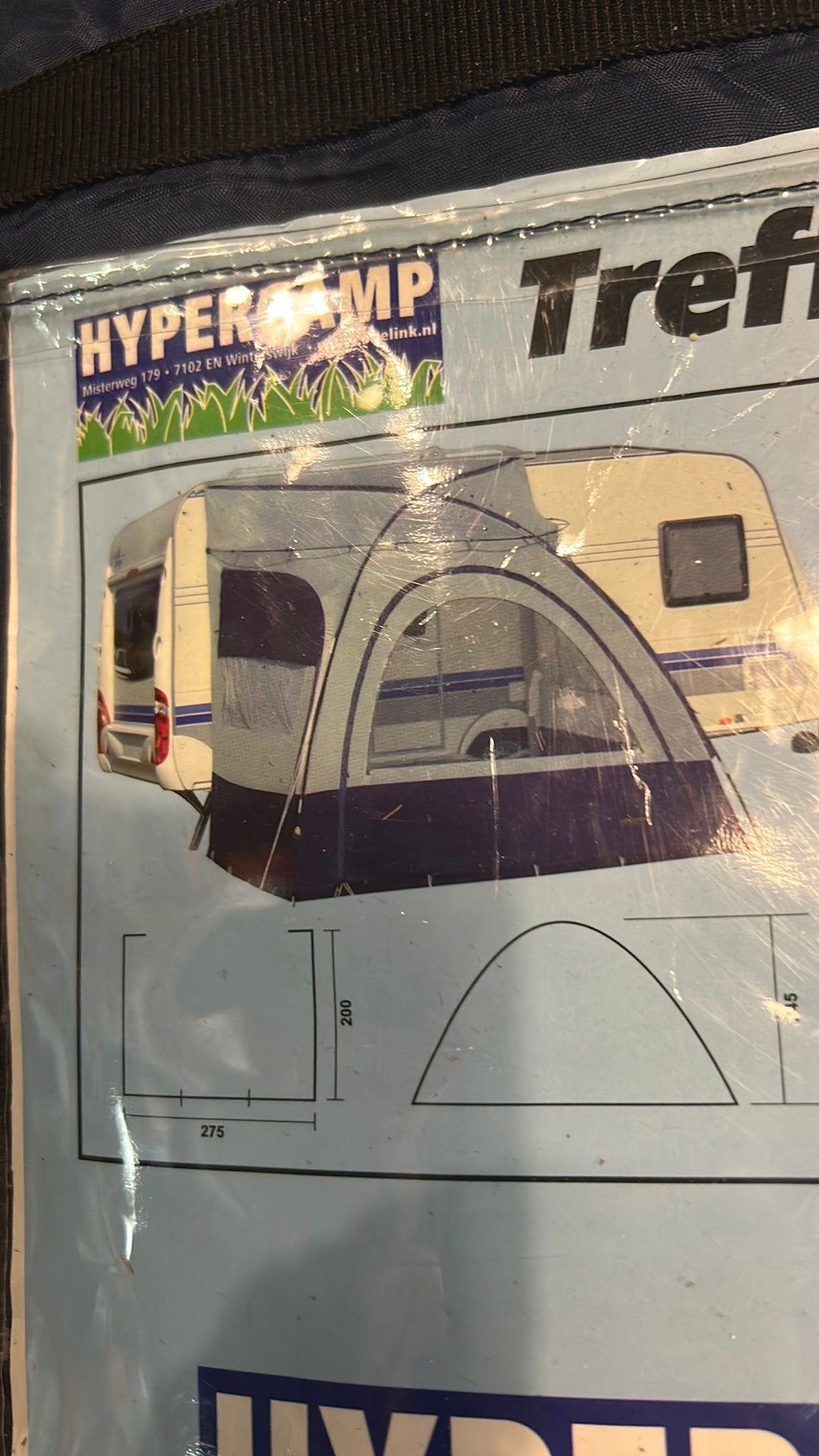 Obelink Hypercamp bustent treffer plus, Obelink, Tot en met 2, Hypercamp, Zo goed als nieuw