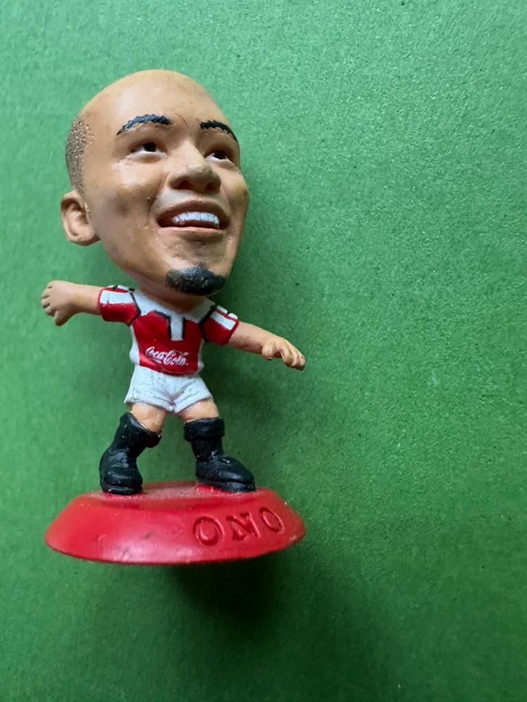 Ono Corinthian 2002 – Coca‑Cola Japan Mini Figure – V233, Ophalen of Verzenden, Zo goed als nieuw, Buitenlandse clubs, Beeldje of Poppetje