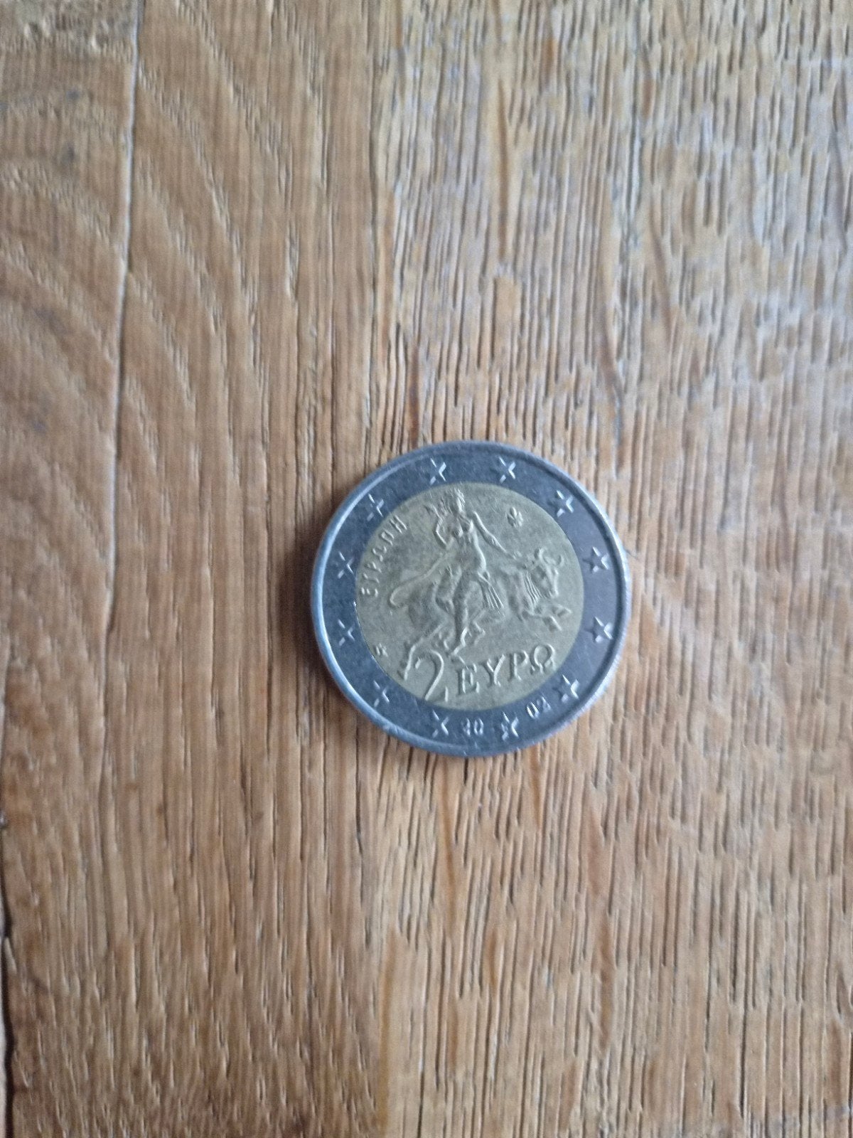 Griekenland 2euro munt met de zeldzame S erin 2002, Postzegels en Munten, Munten | Europa | Euromunten, Ophalen of Verzenden, Griekenland