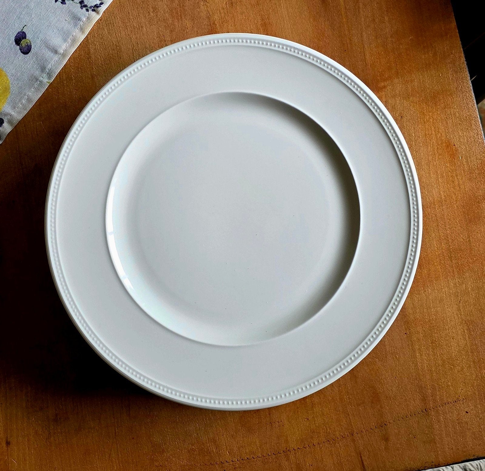 Wedgwood Windsor onderborden/dinerborden 31 cm, Ophalen, Klassiek, Zo goed als nieuw, Bord(en)
