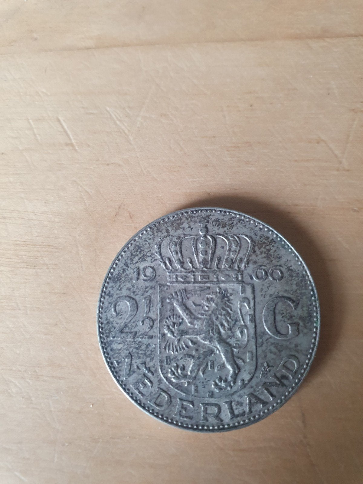 Zilveren rijksdaalder 1966, Ophalen of Verzenden, Koningin Juliana, 2½ gulden