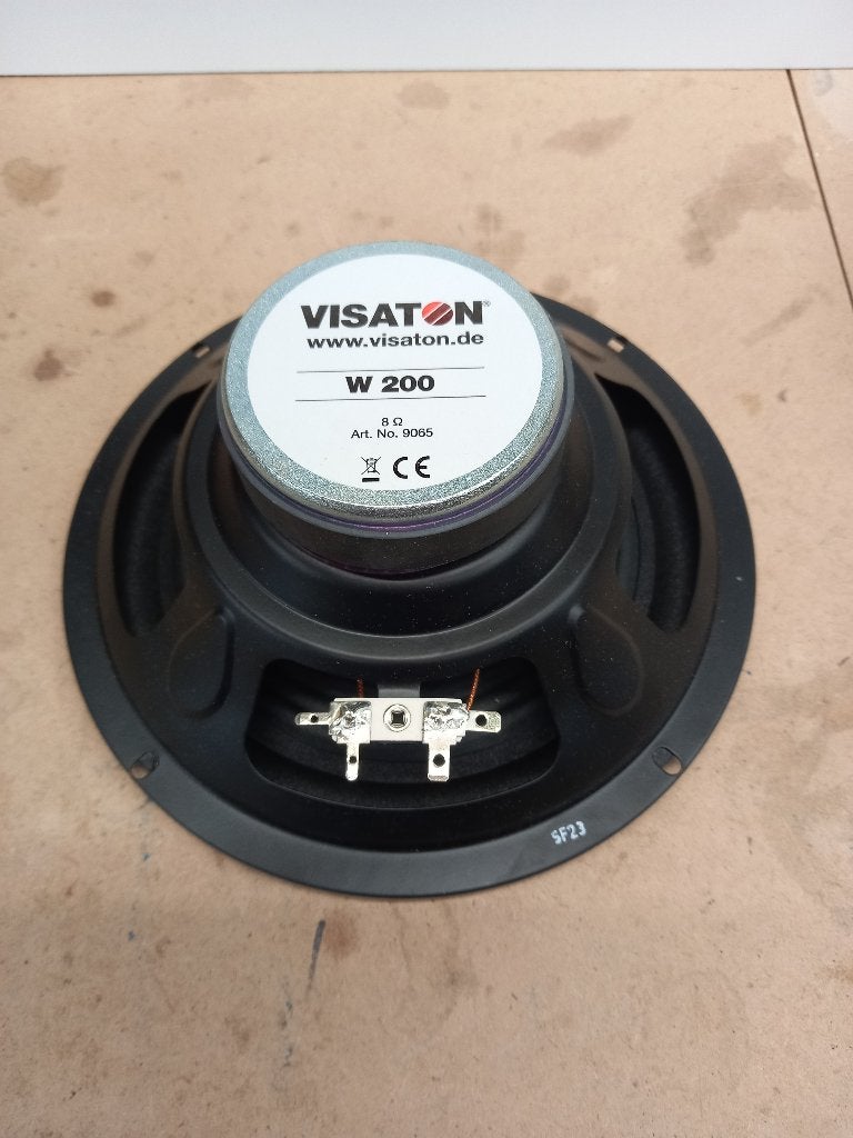 2 x Visaton W200 mid/woofer 8ohm - 80watt nieuw, Overige merken, Stereo speakers, Basreflex, Nieuw