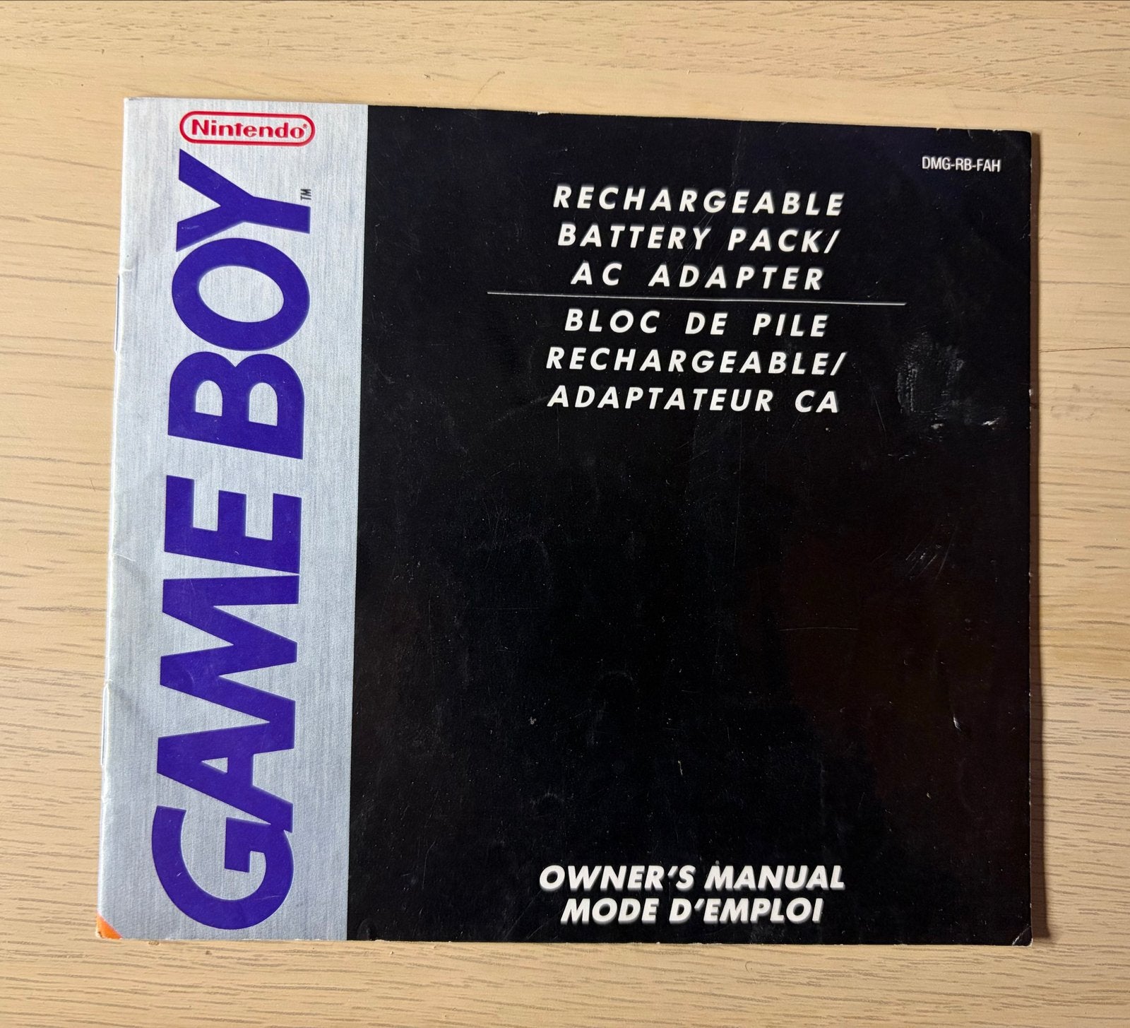 Game Boy AC Adapter Handleiding, Spelcomputers en Games, Ophalen of Verzenden, Gebruikt, Game Boy Classic