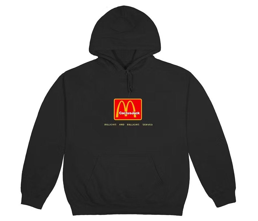 Travis Scott x McDonald's Billions Served Hoodie, Kleding | Heren, Onbekend, Maat 48/50 (M), Zwart, Nieuw