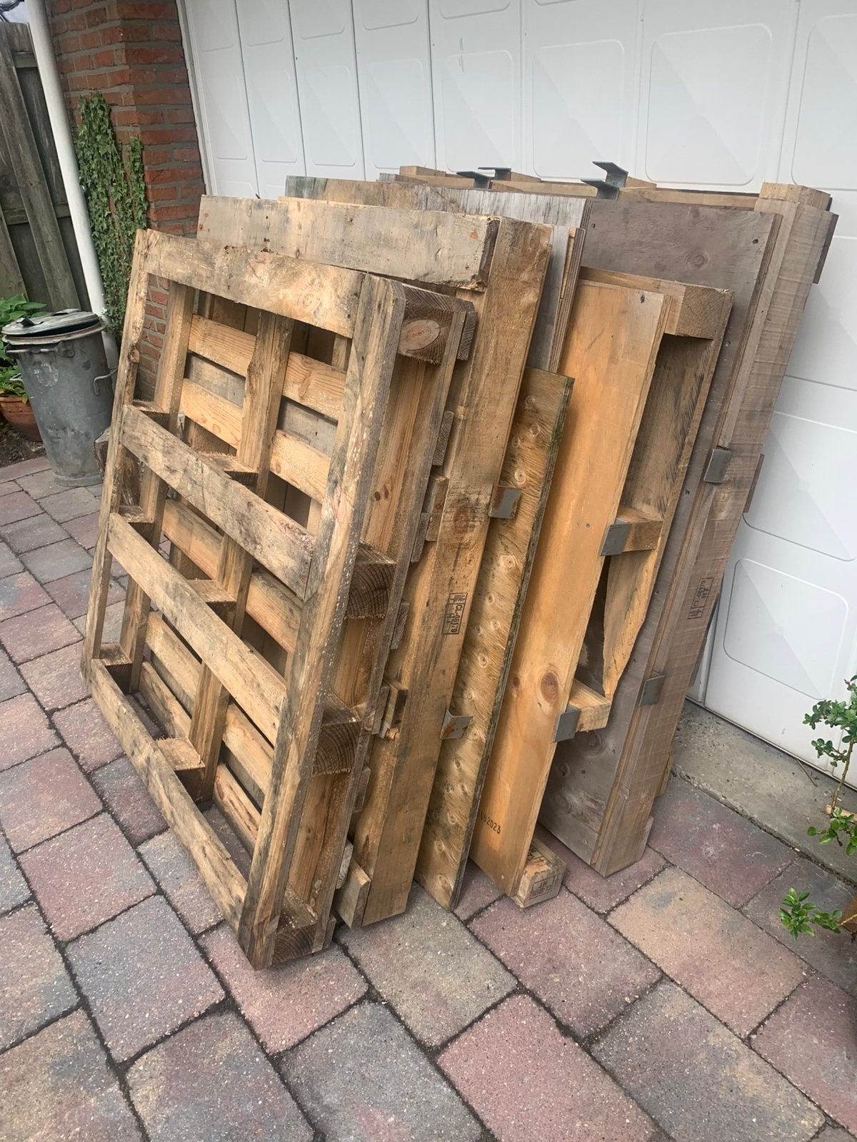 Pallets, gratis afhalen, Ophalen, Zo goed als nieuw, 50 mm of meer, Pallet