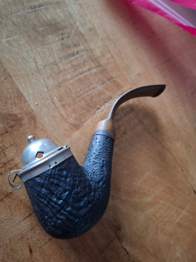 Vintage Briar rookpijp met windkapje, Verzamelen, Ophalen of Verzenden, Gebruikt, (Water)pijp