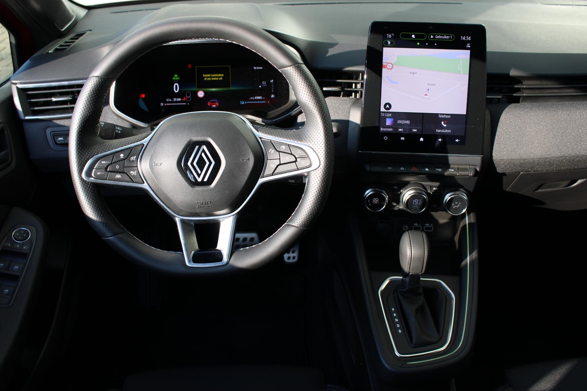 Renault Clio 1.6 E-Tech Full Hybrid 145 esprit Alpine | 360, Auto's, Gebruikt, Met garantie (alle), Leder en Stof, 23 km/l