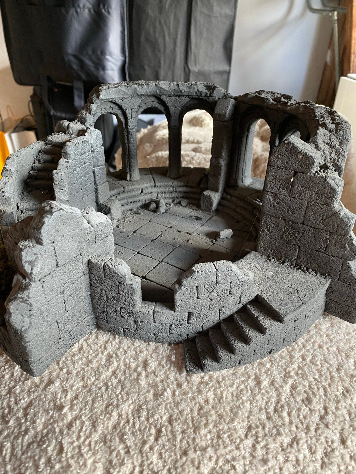 Nieuwstaat terrein voor Warhammer of Middle Earth Ziterds, Hobby en Vrije tijd, Nieuw, Geverfd, Toebehoren, Lord of the Rings