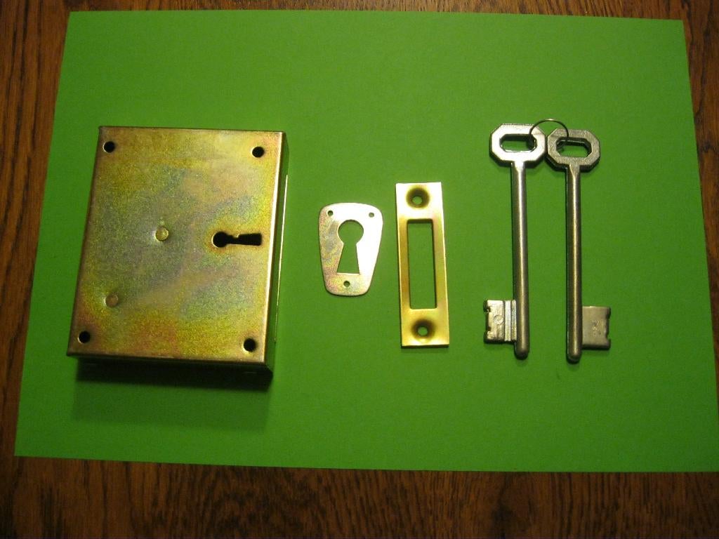 sloten / nieuw, Ophalen, Nieuw, Koper of Messing, Slot