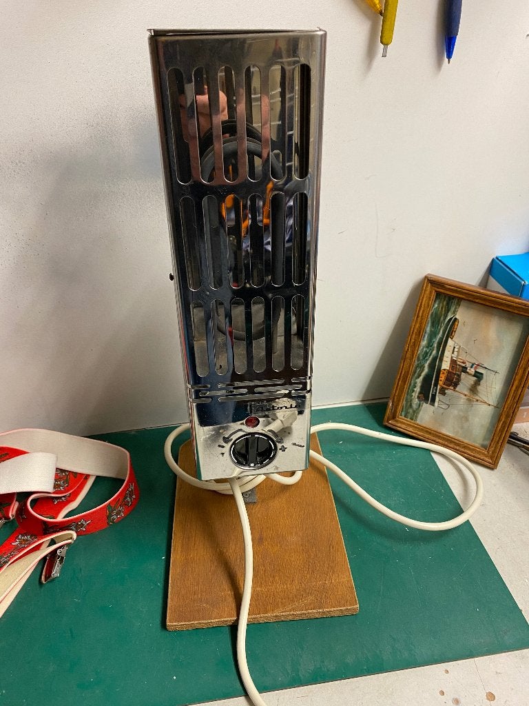 Vintage Astoria elektrische kachel/verwarming, Doe-het-zelf en Verbouw, Verwarming en Radiatoren, 30 tot 80 cm, Gebruikt, Kachel