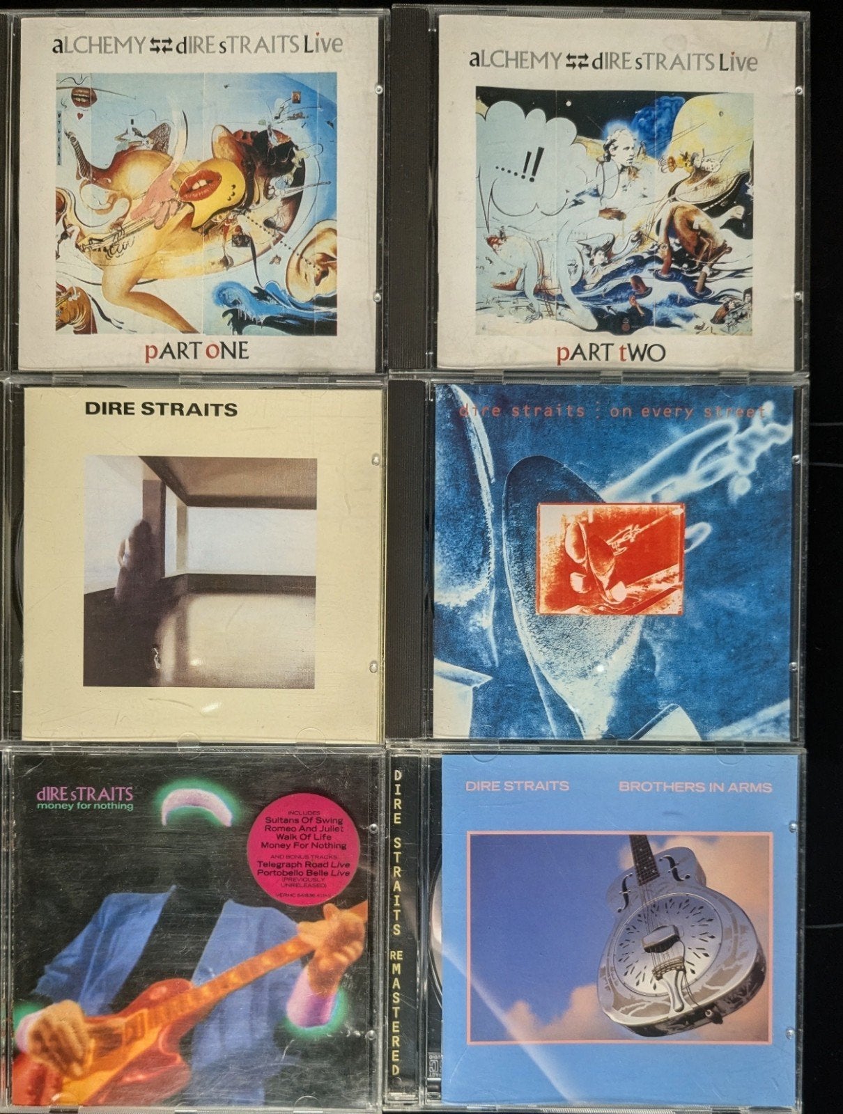Dire Straits CD Collectie: Brothers in Arms, Alchemy Live, Rock, Gebruikt, Ophalen of Verzenden, Inclusief doosje