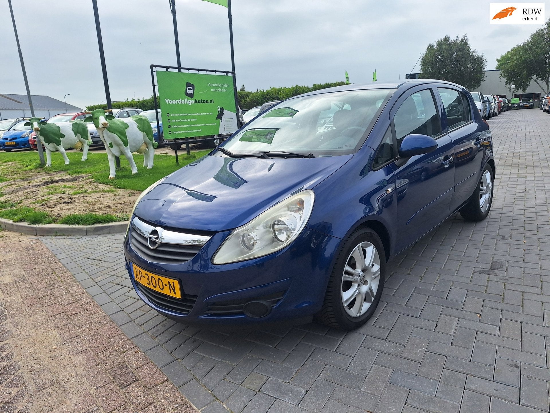 Opel Corsa 1.2-16V Essentia / 155.677 km / APK september 202, Auto's, Voorwielaandrijving, Gebruikt, 4 cilinders, Blauw
