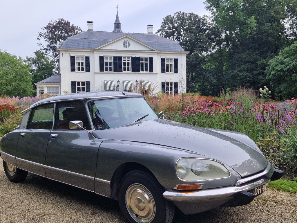 Citroën DS 21 Pallas injection 1971 Grijs, Auto's, 4 cilinders, Leder, Overige kleuren, Particulier