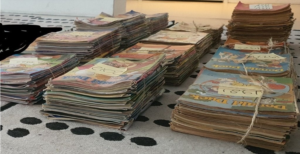 Grote partij Donald Duck weekbladen, Meerdere stripboeken, Ophalen, Gelezen