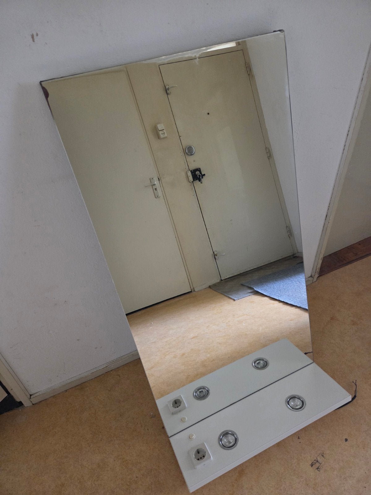 Spiegel/verlichting, Doe-het-zelf en Verbouw, Rolluiken, Ophalen, Wit, Minder dan 100 cm, Minder dan 100 cm
