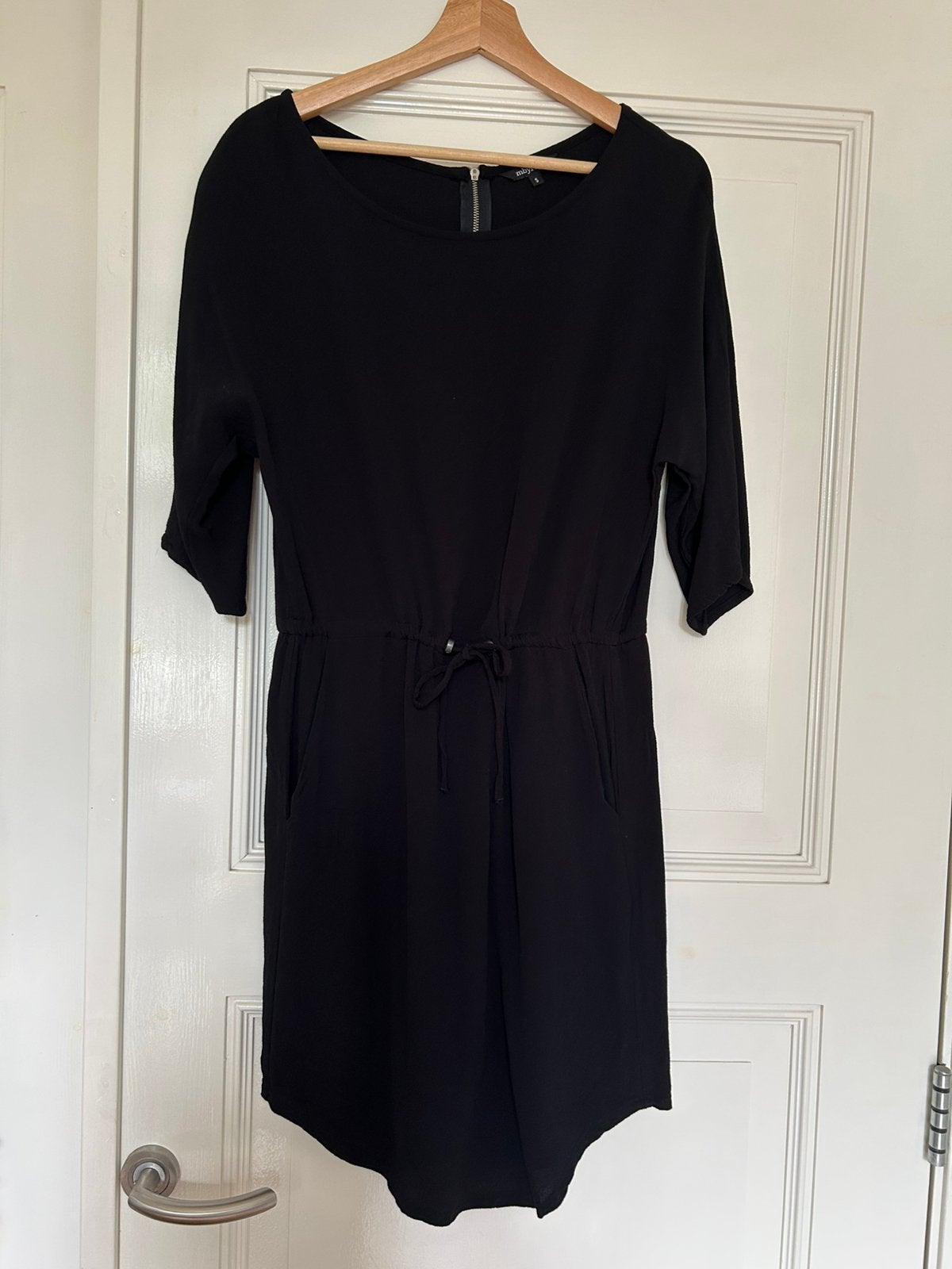 MbyM zwart viscose zomerjurkje maat S, Kleding | Dames, Ophalen of Verzenden, Zo goed als nieuw, Maat 36 (S), Zwart