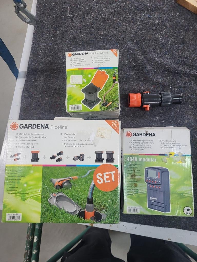 Gardena Besproeiingscomputer en Pipeline Start Set Nieuw, Tuin en Terras, Bewateringscomputers, Ophalen of Verzenden