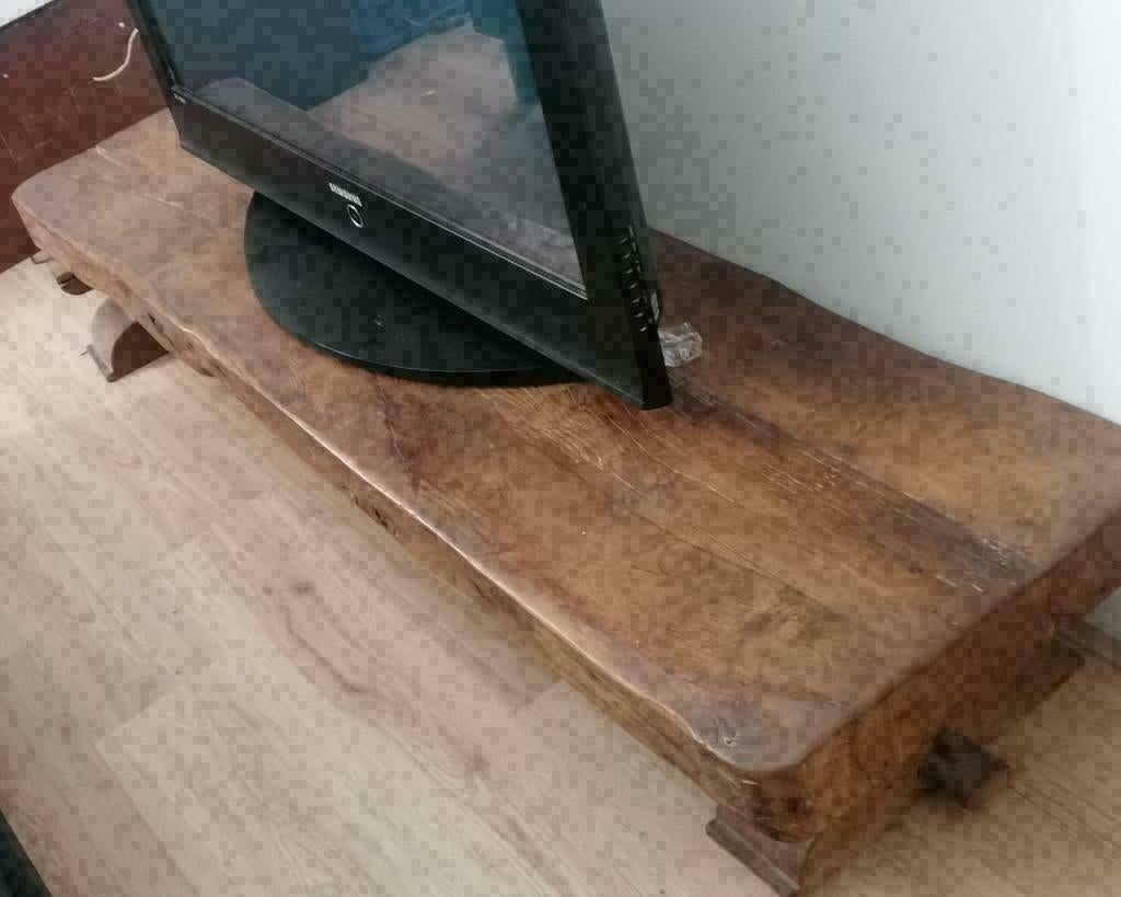 massief eiken klooster tafel, Ophalen, Eikenhout, 50 tot 100 cm, Zo goed als nieuw