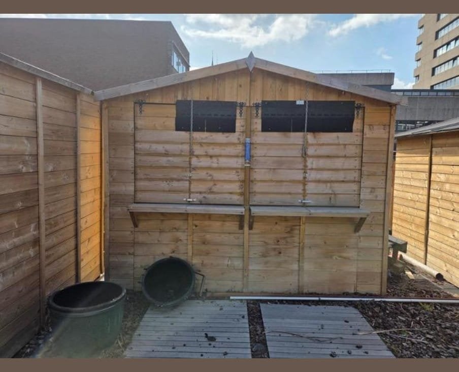 Tuinhuis bouwpakket, Ophalen of Verzenden, Zo goed als nieuw, 250 tot 500 cm