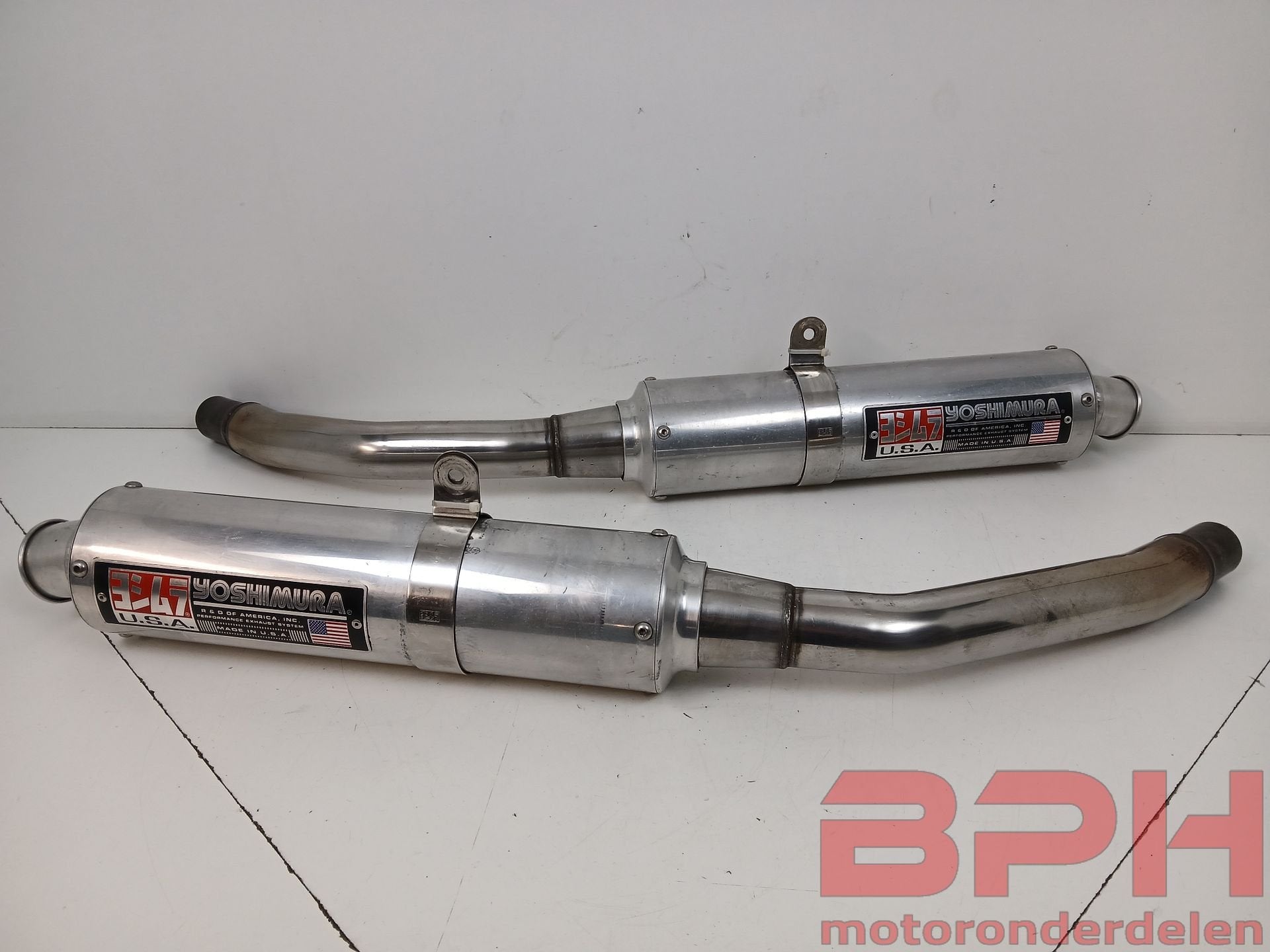 Oldschool Yoshimura uitlaat dempers Suzuki GSX-R 1100 1989 1, Motoren, Gebruikt, -, -, Ophalen of Verzenden