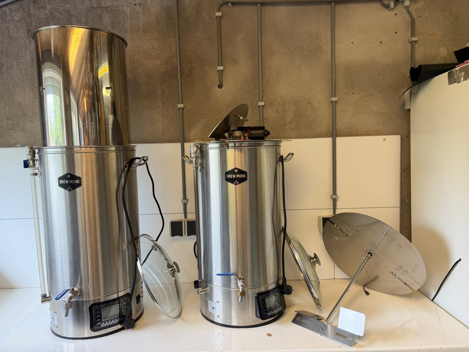 Complete Brouwinstallatie voor Thuisbrouwers, Hobby en Vrije tijd, Ophalen, Gebruikt