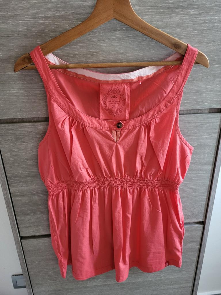 Esprit Roze Zomerblouse / Blouse
Hemd / zomerhemd - Top, Kleding | Dames, Jumpsuits, Ophalen of Verzenden, Zo goed als nieuw, Maat 46/48 (XL) of groter
