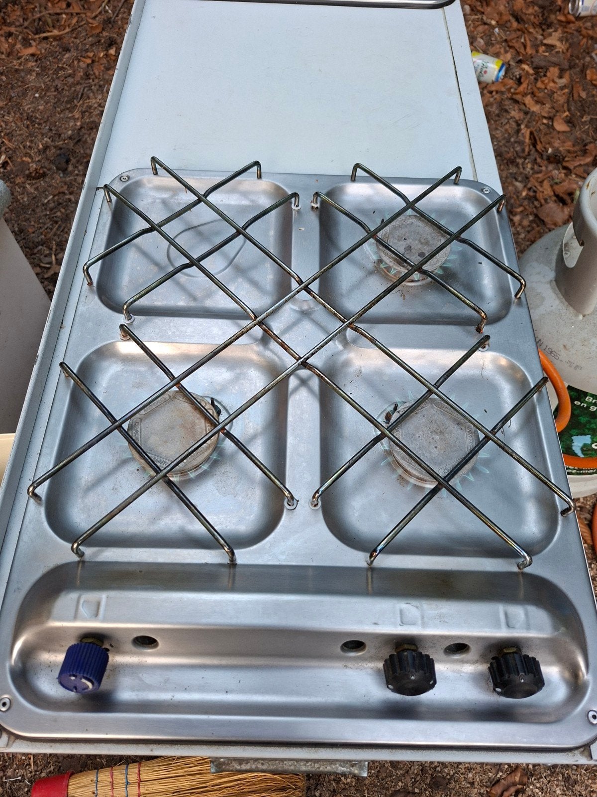 Kookplaat camper! Inbouw kookplaat gasfornuis, Caravans en Kamperen, Camper-accessoires, Ophalen, Gebruikt