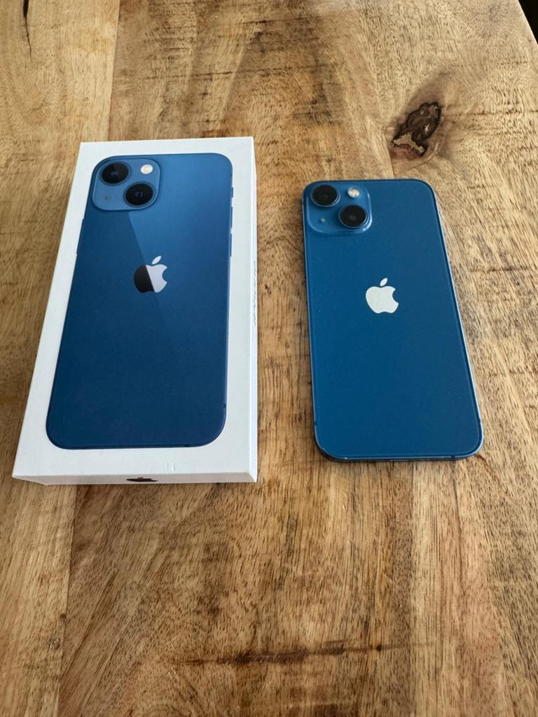 Iphone 13 mini blauw, Telecommunicatie, Mobiele telefoons | Apple iPhone, Gebruikt, 64 GB, iPhone 13 mini, Blauw, Ophalen
