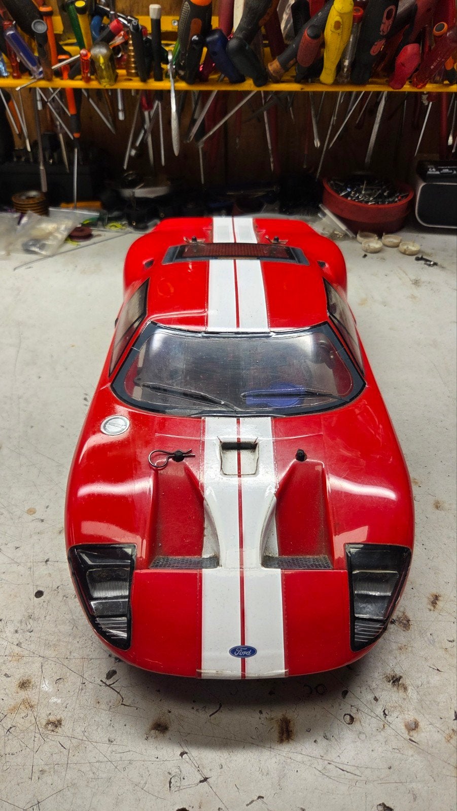 Te koop leuke Tamiya, Gebruikt, Ophalen of Verzenden, Schaal 1:10, Auto onroad