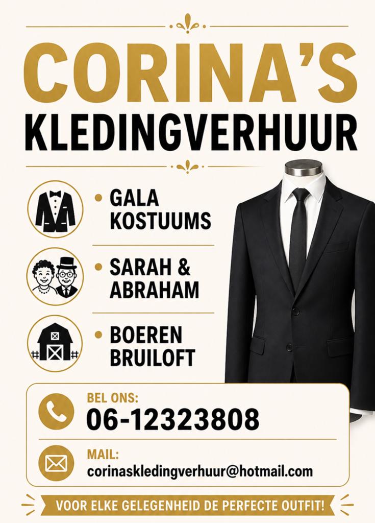 Gala pak verhuur, Ophalen of Verzenden, Zo goed als nieuw, Zwart