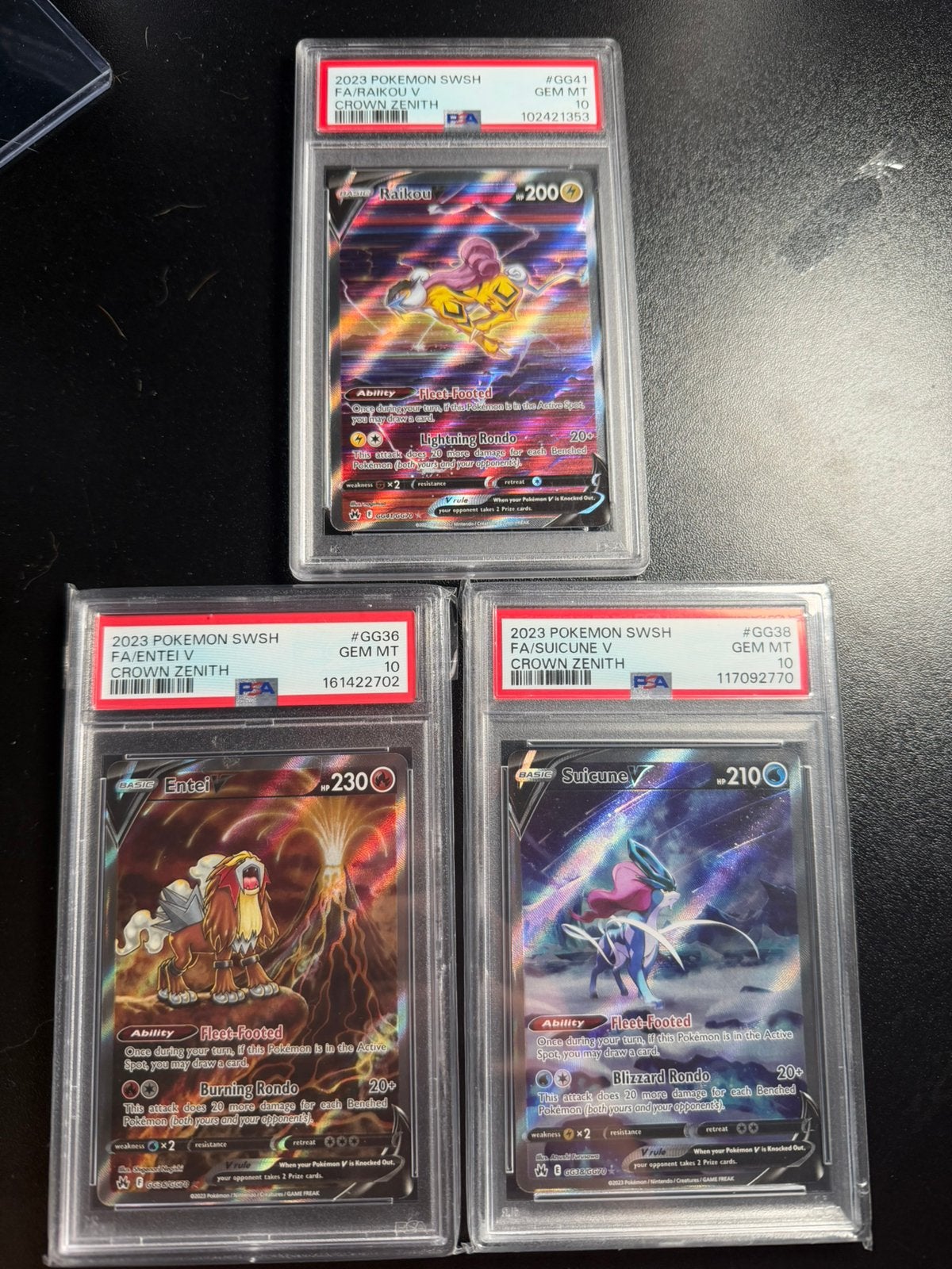 Psa 10 slabs crown zenith dogs!, Verzamelen, Ophalen of Verzenden, Zo goed als nieuw