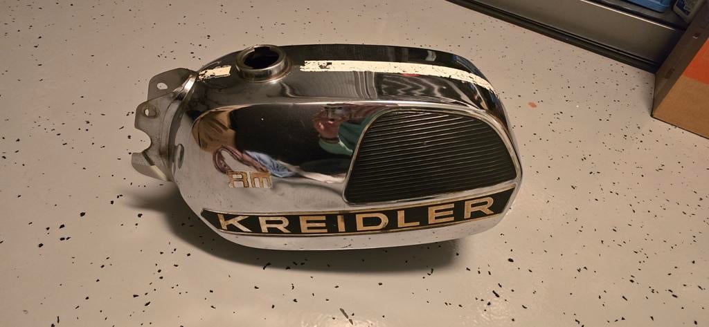 Kreidler a tank - chroom, Fietsen en Brommers, Ophalen of Verzenden, Gebruikt, Tank