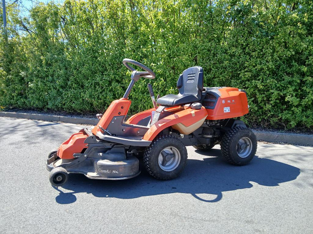 nette gebruikte husqvarna rider 213c, Tuin en Terras, Grasmaaiers, Ophalen, Cirkelmaaier, Gebruikt, Mulchfunctie