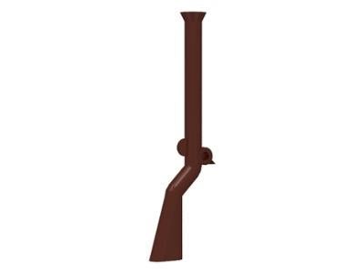 Lego Pirates Wapens 5x Geweer Flintlock Musket Reddisch Brow, Lego, Nieuw, Losse stenen, Pirates
