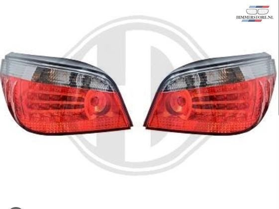 Achterlicht set Led smoke rood BMW  5 serie E60 Sedan 2003-2, Gebruikt, -, -, Ophalen of Verzenden