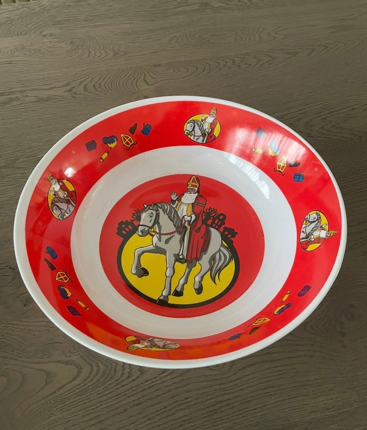 Kunststof Sinterklaas Schaal, Ophalen of Verzenden, Zo goed als nieuw