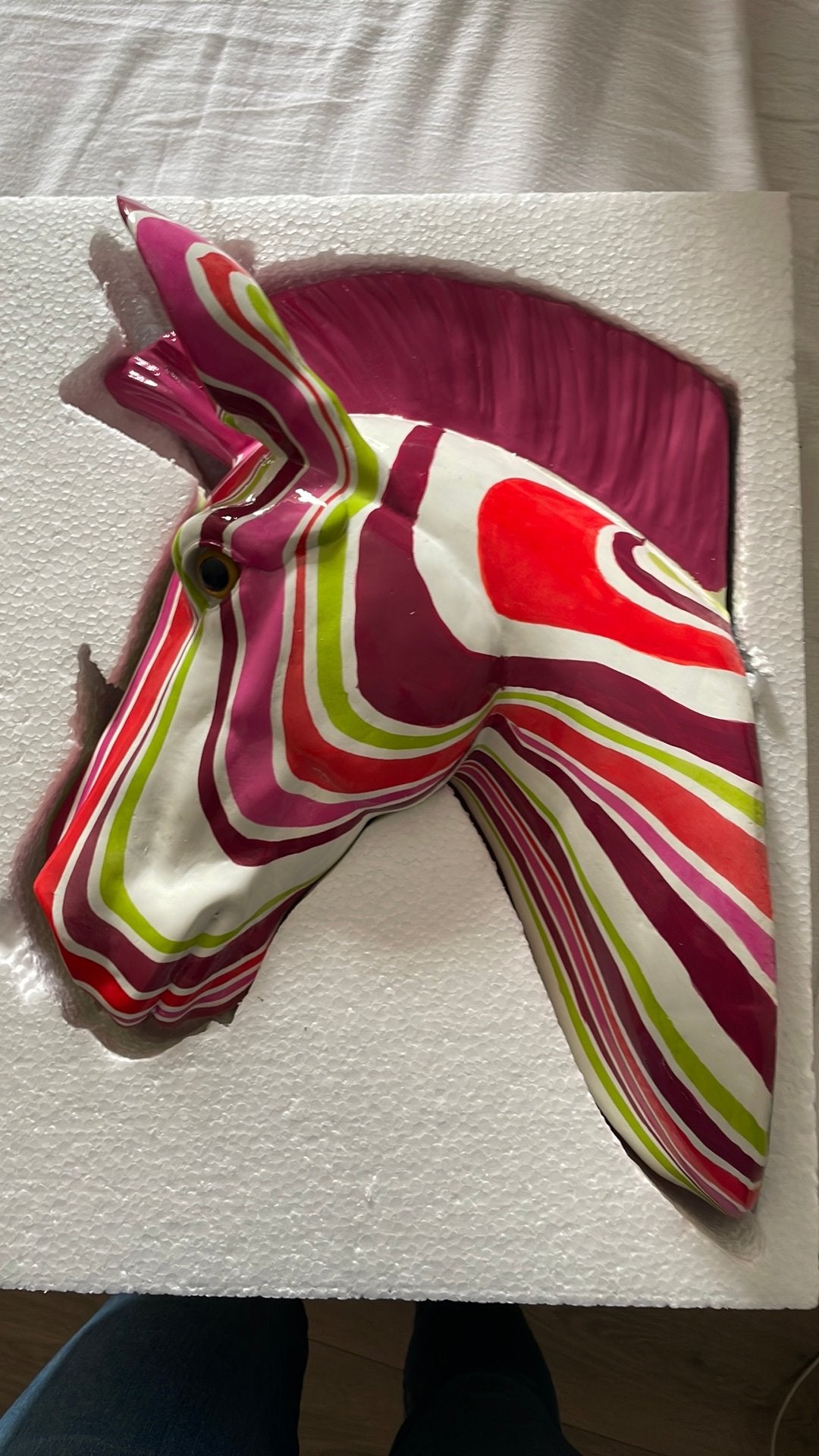Pomme pidou aniwall, Ophalen, Zo goed als nieuw
