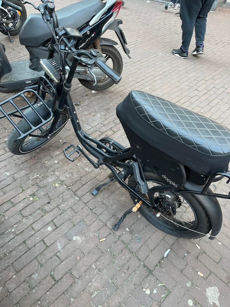 Doppio elektrische fiets fatbike - Stijlvol en Comfortabel, Gebruikt, 51 tot 55 cm, 30 tot 50 km per accu, Ophalen