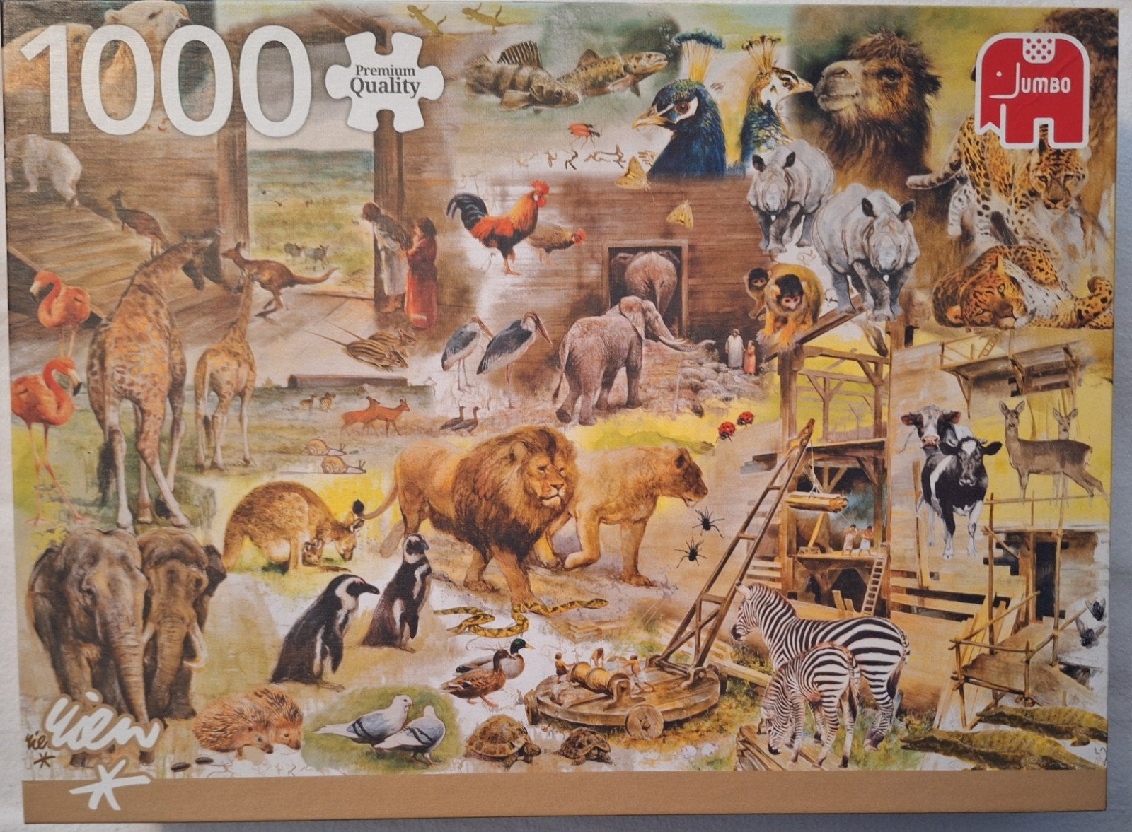Jumbo puzzel 1000 stukjes, Hobby en Vrije tijd, Denksport en Puzzels, Ophalen of Verzenden, 500 t/m 1500 stukjes, Zo goed als nieuw