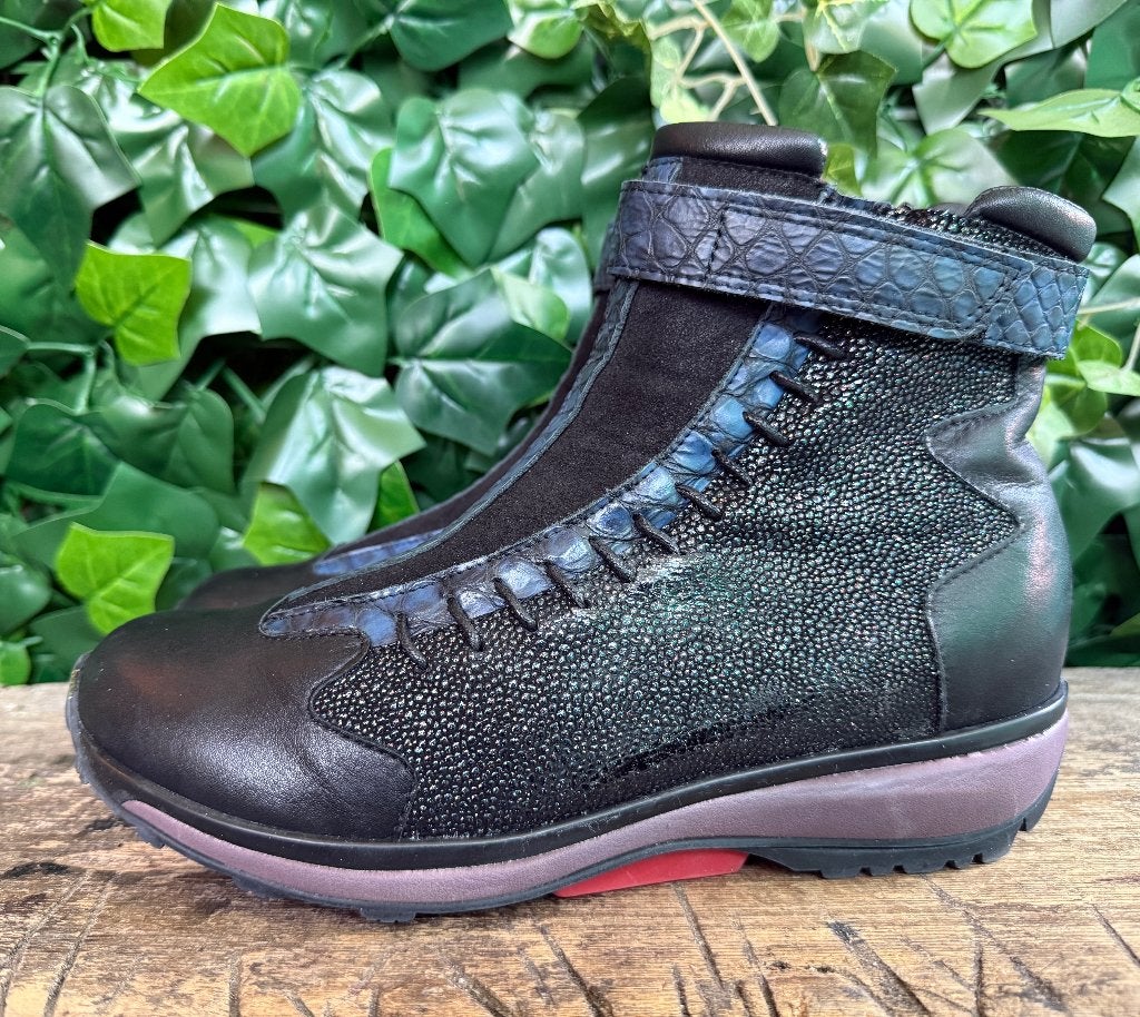 prachtige aparte hoge sneakers  Xsensible maat 41(wijdte G), Zwart, Nieuw, Ophalen of Verzenden, Sneakers of Gympen