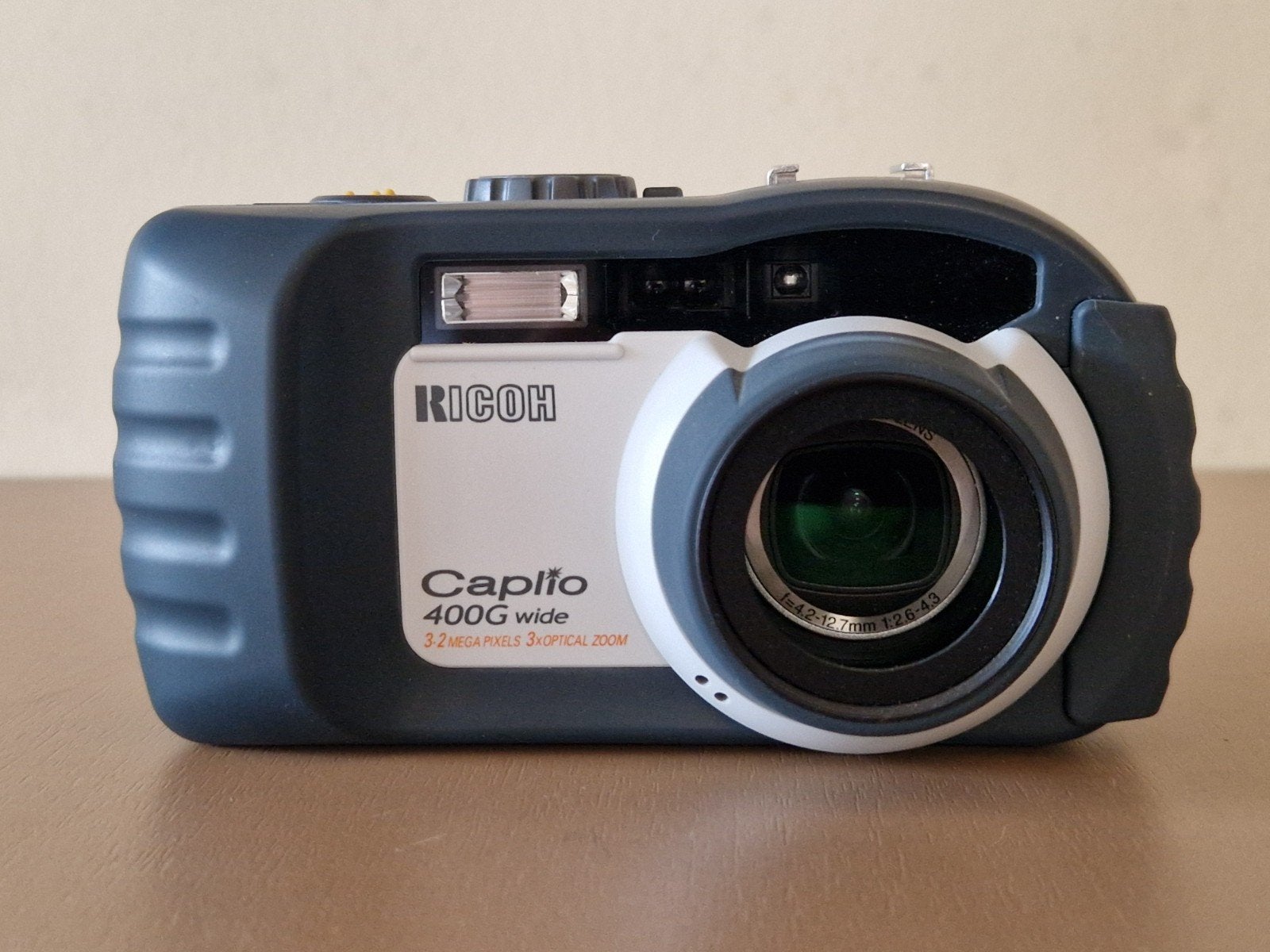 Ricoh Caplio 400G Wide Digitale Camera - Robuust en Compleet, Audio, Tv en Foto, Ingebouwde flitser, Gebruikt, Draagriem, Ophalen of Verzenden