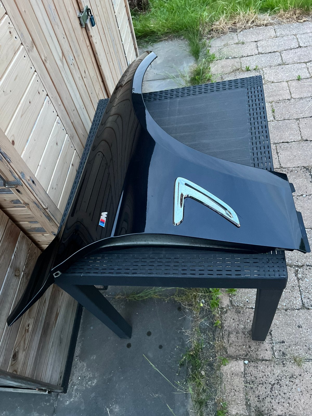 Zijschermen / Zijscherm / Spatbord BMW F30 / F31 kleur zwart, Gebruikt, Voor, Ophalen of Verzenden, Spatbord